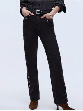 Madewell Studded '90s Straight Jean (Limited Edition) Size 31